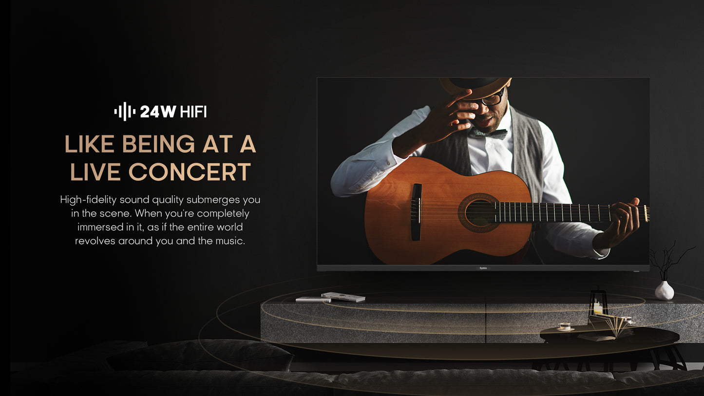 Syinix U61 4K UHD Home Theater Smart Android Chromecast TV 50 inches