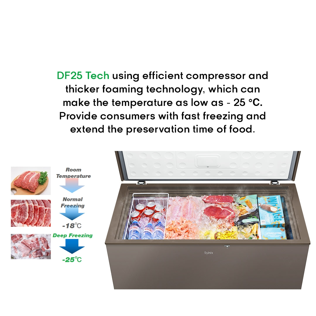 Syinix Chest Freezers (245L) FZ320F03S