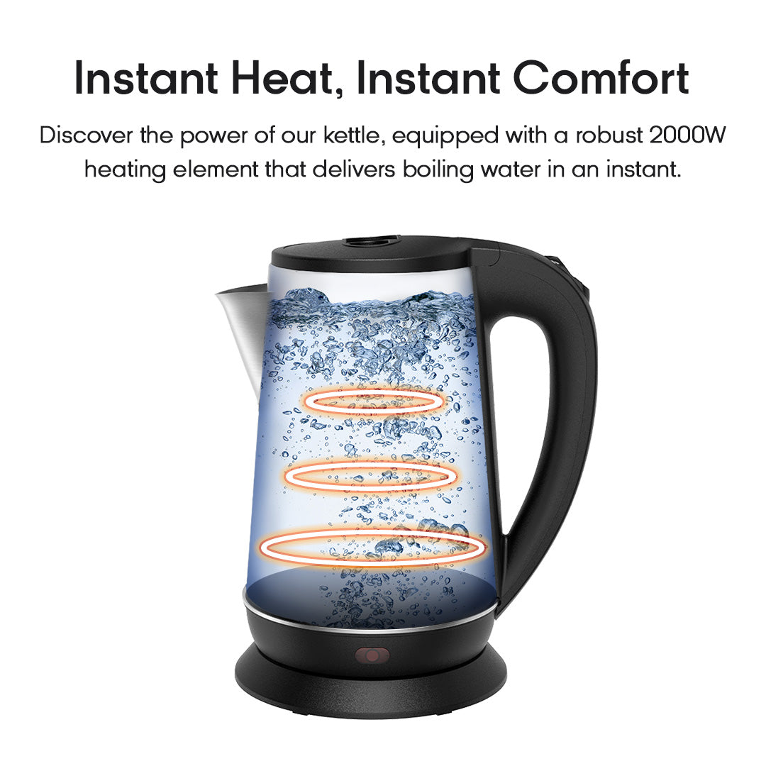 Syinix 2.2L Electric Kettle Blue