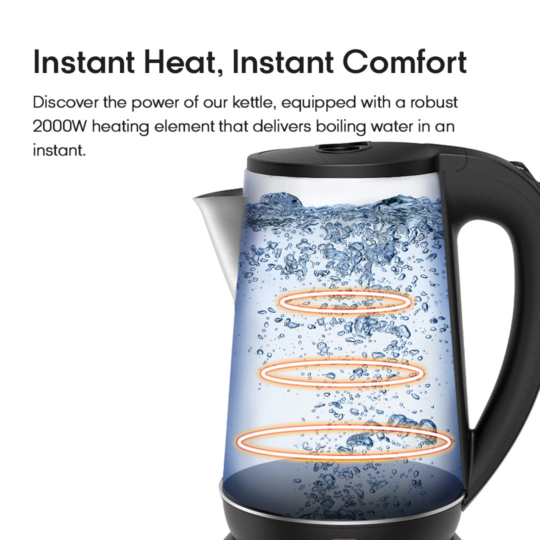 Syinix 2.2L Electric Kettle Red