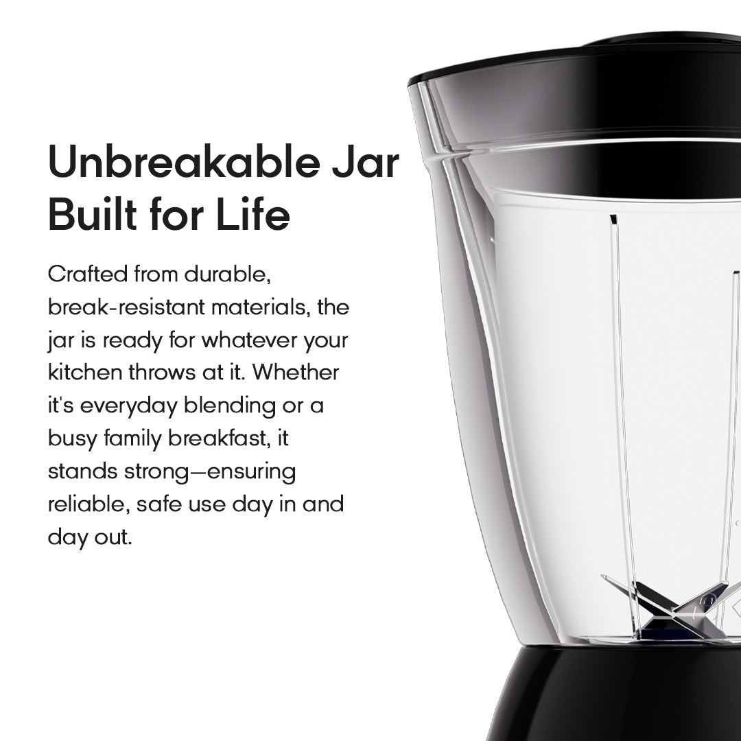 Syinix 2L Large Blender /6 Stainless Steel Blade/ Unbreakable Jar
