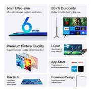 5.Syinix 32'' THINNEST SLED SMART TV-32S6X