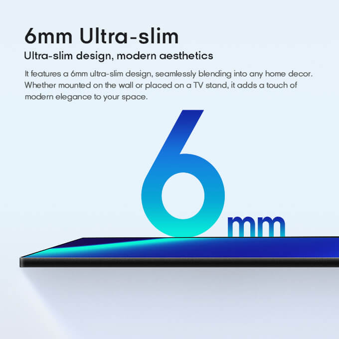 Syinix 32'' THINNEST SLED SMART TV-32S6X