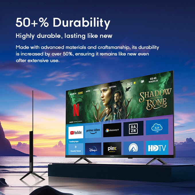 Syinix 32'' THINNEST SLED SMART TV-32S6X