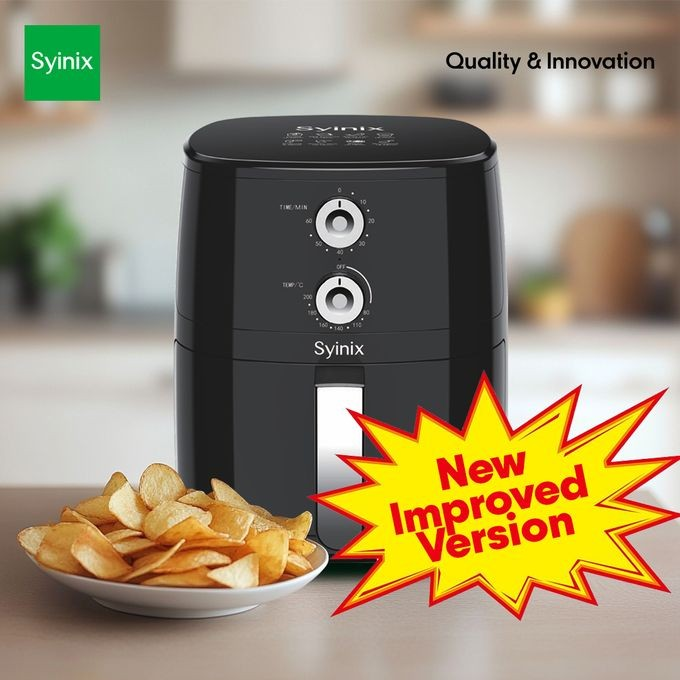 Syinix 6L Temperature Control 3D-Heating Air Fryer.