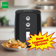 5.Syinix 6L Temperature Control 3D-Heating Air Fryer