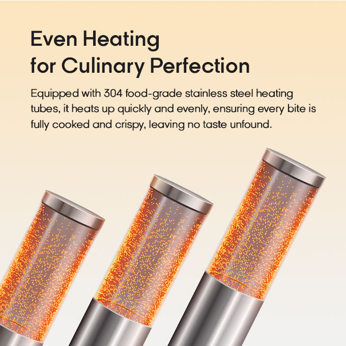 Syinix 6L Temperature Control 3D-Heating Air Fryer.