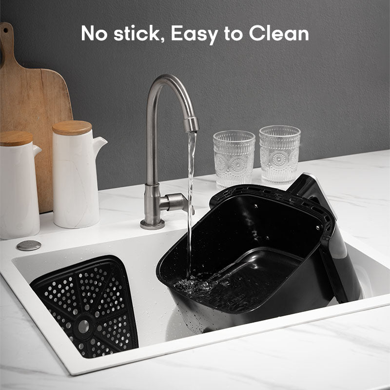 Syinix 6L Temperature Control 3D-Heating Air Fryer