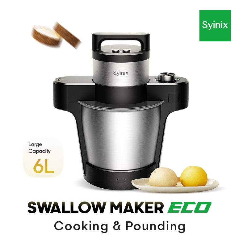 1. Syinix Swallow Maker ECO - No pre-cooking, All in One pot Multi-functional Food processor