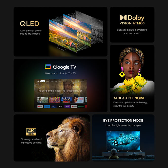 9.SYINIX 75 QLED 4K TV - Q61 Series