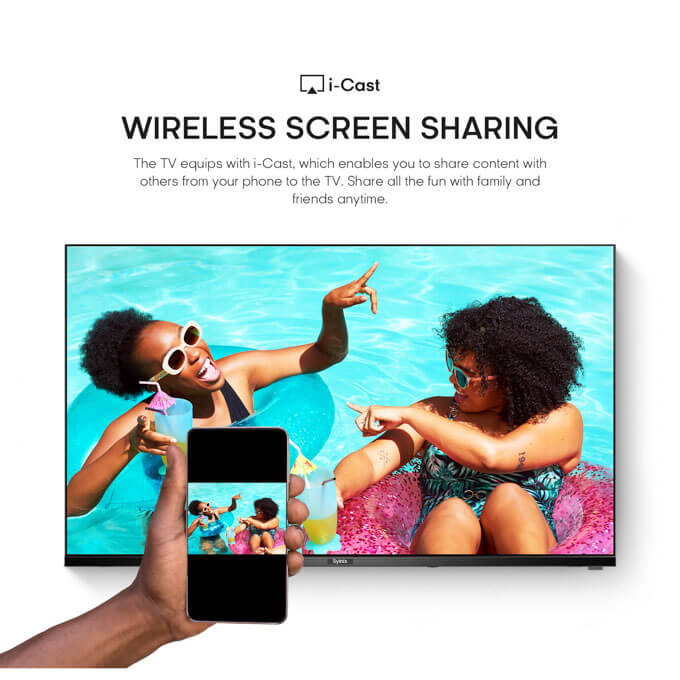 7.Syinix 43'' SMOOTH & STABLE SMART TV 43S65