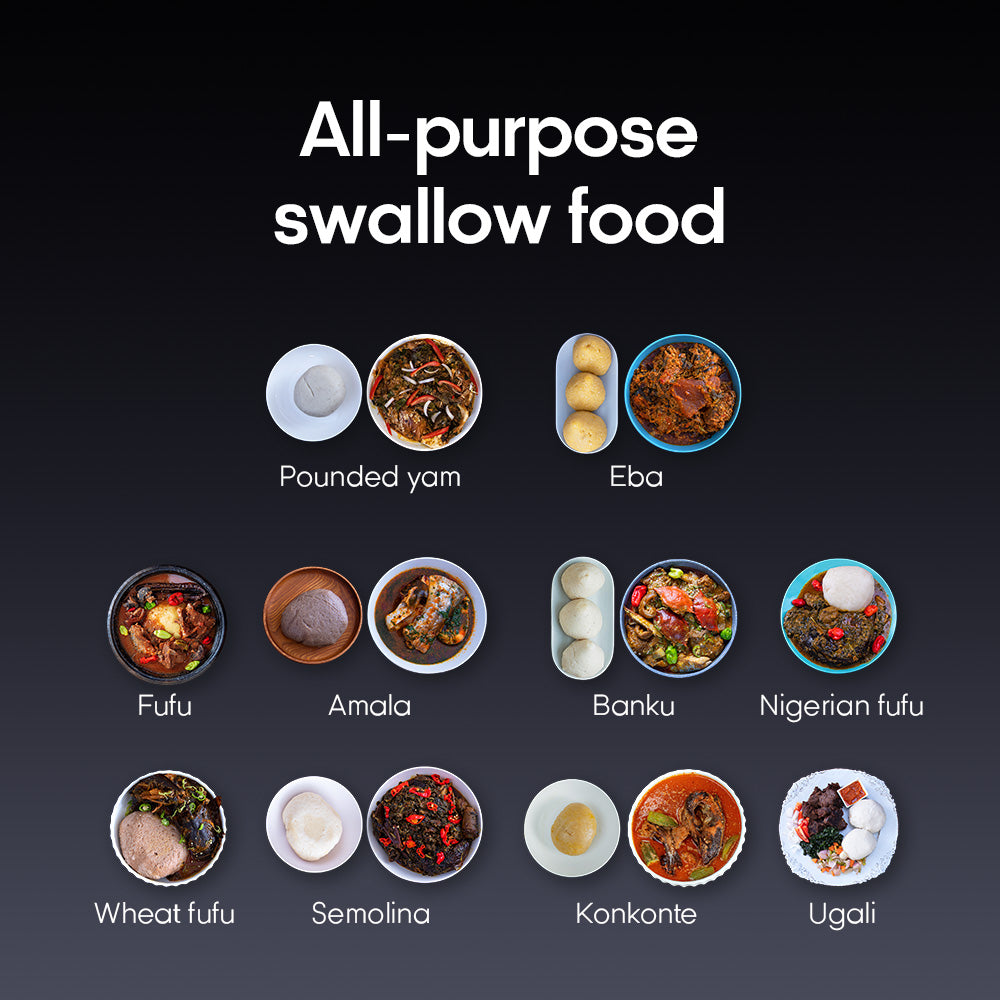 1.1. Swallow Maker Pro All-purpose fufu machine