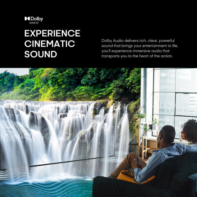 9. Syinix 55'' UHD 4K Google TV Home cinema experience U61G series