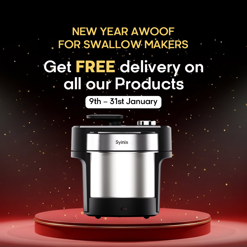 3. Syinix Swallow Maker All purpose fufu machine