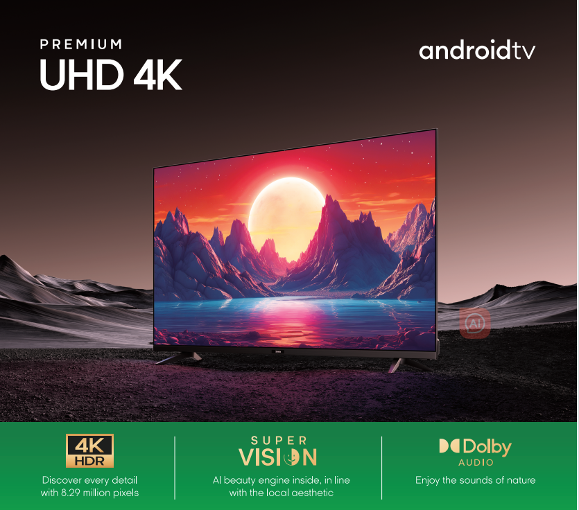 Syinix U61 4K UHD Home Theater Smart Android Chromecast TV 50 inches