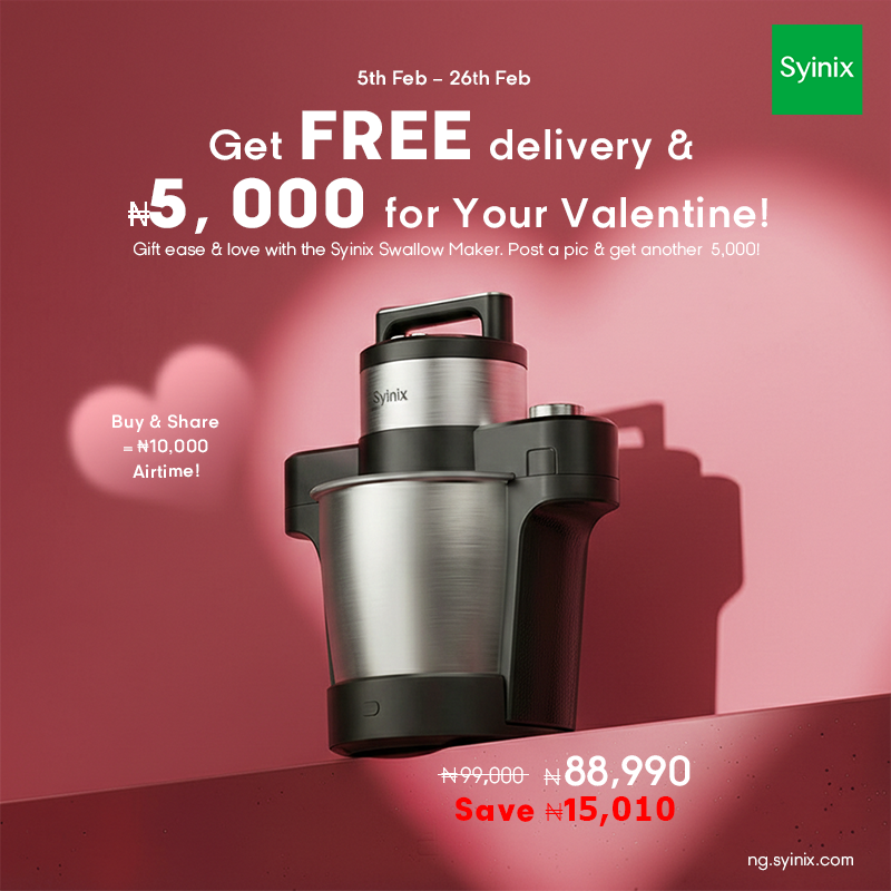 2. Syinix Swallow Maker ECO - All in One pot, multi-functional food processor