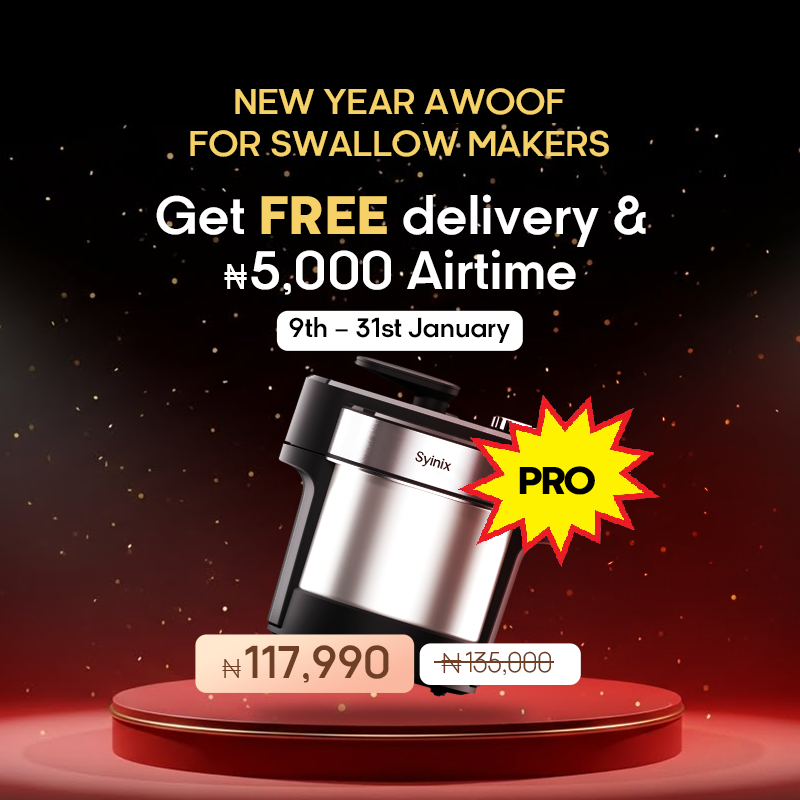 1.1. Swallow Maker Pro All-purpose fufu machine