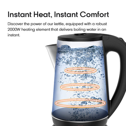 Syinix  2.2L Electric Kettle Red