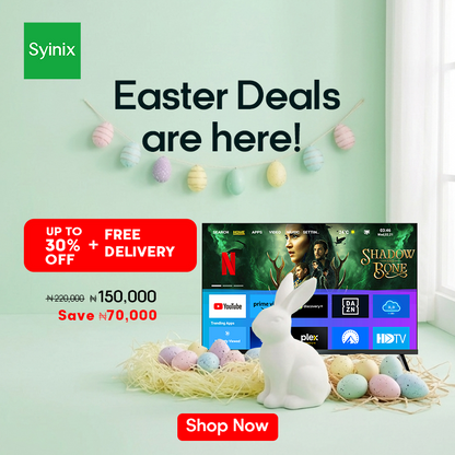 5.Syinix 32'' THINNEST SLED  SMART TV-32S6X