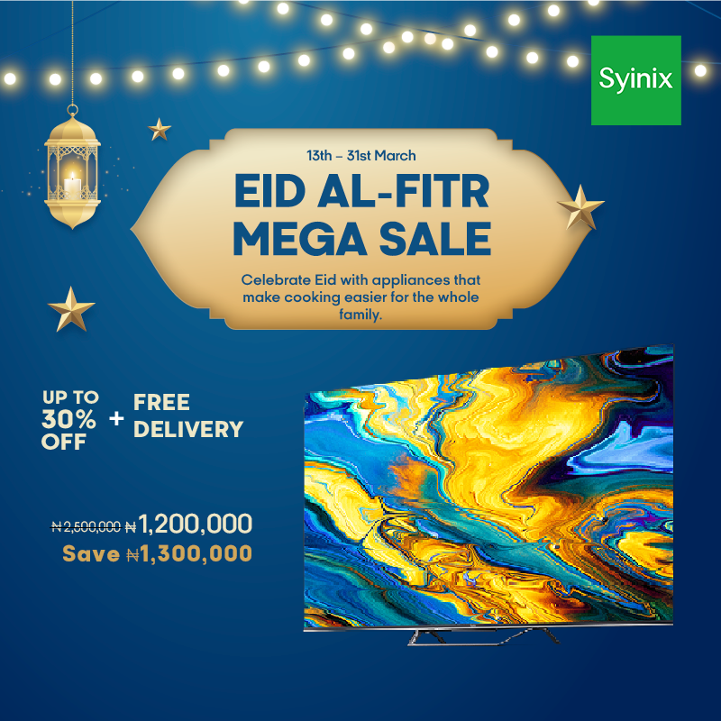 7.SYINIX 75 QLED 4K TV  -  Q61 Series