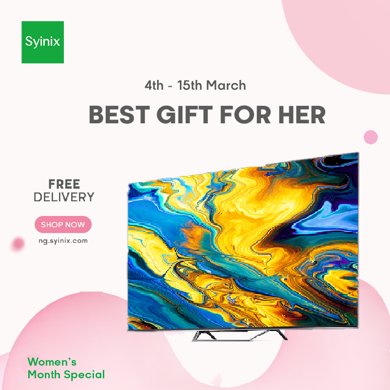 7.SYINIX 75 QLED 4K TV  -  Q61 Series