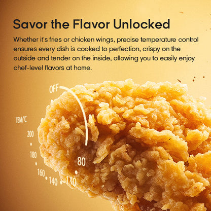 Syinix 6L Temperature Control 3D-Heating Air Fryer.