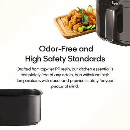 Syinix 6L Temperature Control 3D-Heating Air Fryer.