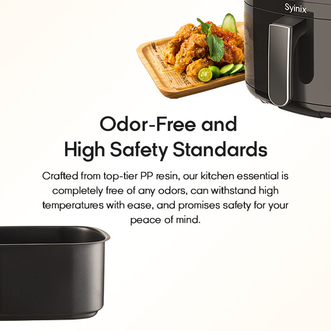 Syinix 6L Temperature Control 3D-Heating Air Fryer.