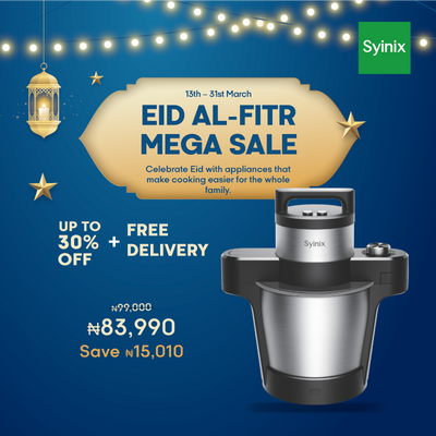 2. Syinix Swallow Maker ECO - All in One pot, multi-functional food processor