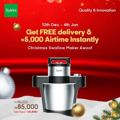 2. Syinix Swallow Maker ECO - All in One pot, multi-functional food processor