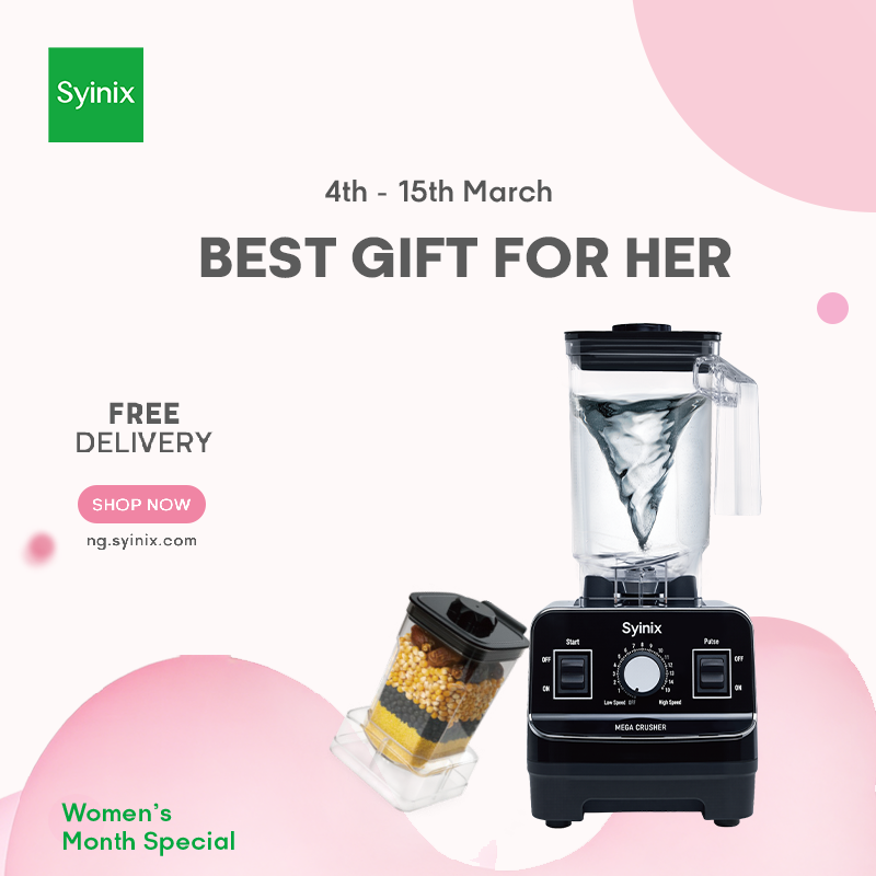 3.Syinix Mega Crusher Blender