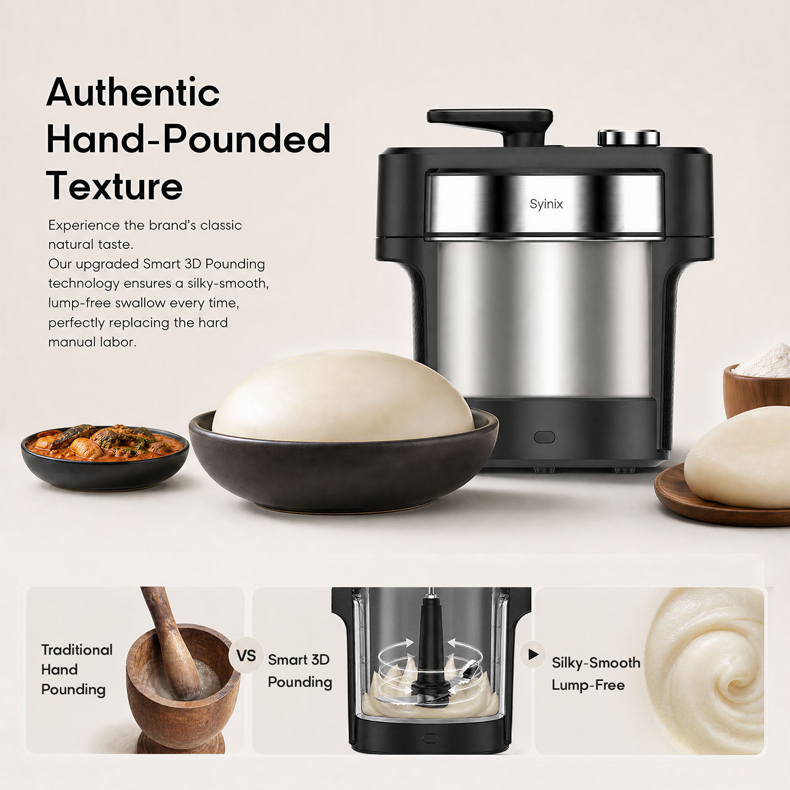 1.1. Swallow Maker Pro All-purpose fufu machine